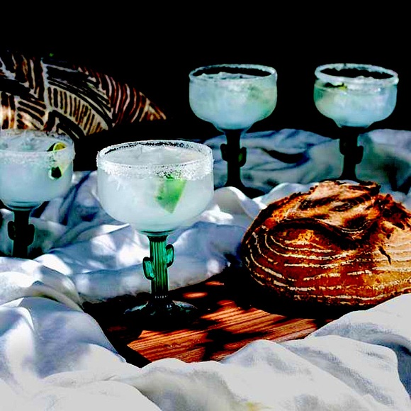 NWT Desert Cactus Margarita Glass 16oz - Picture 3 of 4